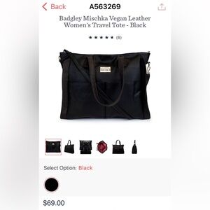 Vegan leather, new with tags. Removable strap! Free matching mask.